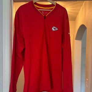 Nike Chiefs Red and Yellow Dri-Fit ONFIELD